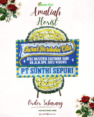 Papan Bunga Duka di Ninati