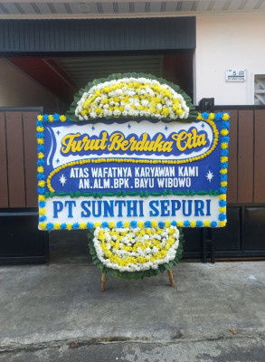 Papan Bunga Duka di Ninati